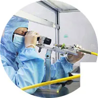 Prueba de fuente láser