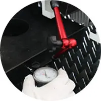 Regla cuadrada de mármol