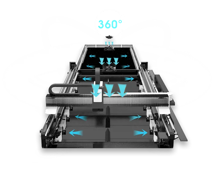 Segmented smoke exhaust-create a smokeless clean world
